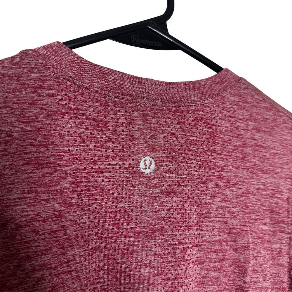 Lululemon Women’s Swiftly Tech Relaxed Long Sleeve‎ Shirt Sz. 4 Pomegranate Pink - Picture 2 of 4